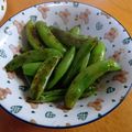 ゆこPIN's cooksnap of when they made スナップエンドウのしょう油炒め.