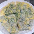 momocookin's cooksnap of when they made ヘルシーメイン☆空芯菜のお好み焼.
