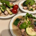 tomo's cooksnap of when they made タコとズッキーニのアンチョビ炒め.