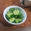 ふか谷's cooksnap of when they made 2本だけ✱胡瓜のわさび漬け✱.
