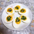 みぽぽ37's cooksnap of when they made ゆで卵de簡単おつまみ☘️香味ナムル.