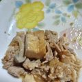 まりゆりひろこ's cooksnap of when they made ご飯がすすむ☆豚バラ・大根・厚揚げ煮込み.