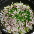 うめのうち's cooksnap of when they made 簡単(ﾟдﾟ)ｳﾏｰもやしと豚の蒸し焼き.