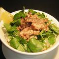 ひさかた's cooksnap of when they made オイルサーディンとクレソンのごはん。.