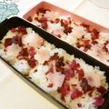 berry_a's cooksnap of when they made お花見に♪かわいいさくらのおにぎり弁当.