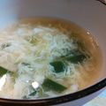いしまいﾁｬﾝ's cooksnap of when they made 超時短♪超簡単♪三つ葉と卵で☆かきたま汁.