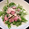 小山紫苑's cooksnap of when they made 水菜とベーコンのサラダ.