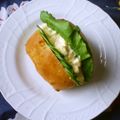 バウンド's cooksnap of when they made ＊お弁当に＊ロールパンの卵サンド＊.