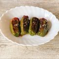 さくらん餅's cooksnap of when they made 失敗なし♡丸ごとピーマンのチーズ肉詰め.
