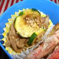 ニャンた's cooksnap of when they made ★ズッキーニと豚肉でとんかつソース炒め★.
