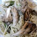 vivugt's cooksnap of when they made ランチに♪キノコとベーコンのバジルパスタ.