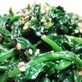 sanaeringo's cooksnap of when they made ほうれん草のゴマあえ.