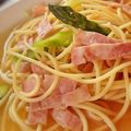ともﾁｬﾝ's cooksnap of when they made ブロッコリーベーコンパスタ.