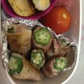 eri222's cooksnap of when they made 簡単✩オクラ豚肉巻き✩お星様.