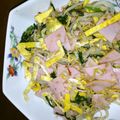 suiseikun's cooksnap of when they made ■糖質制限■もやしにらハム卵簡単ごまあえ.