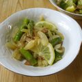 しのばぁたん's cooksnap of when they made アスパラと新玉ねぎのレモンマヨネーズ炒め.