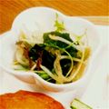 ルウたんママ's cooksnap of when they made ☆シャキシャキ水菜と海藻のナムル☆.
