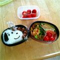 くらちょむ's cooksnap of when they made スヌーピー☆簡単キャラ弁当.