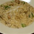 やゆー's cooksnap of when they made 鶏肉とまいたけの濃厚クリームリゾット☆.