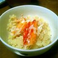 kaoleee's cooksnap of when they made 冬はカニ！！！カニ飯～♪.