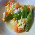 はーとねこ's cooksnap of when they made 絹さやとおとうふの卵とじ.