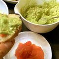 いけすだ's cooksnap of when they made スモークサーモンのオープンサンド.