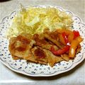yume3150's cooksnap of when they made 豚の生姜焼き☆2人分レシピ☆.
