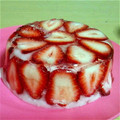 なちーず's cooksnap of when they made .。゜いちごの丘゜.。ヨーグルトムース.