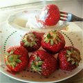 たんたん　's cooksnap of when they made イチゴの生クリームディップ☆.