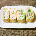 ★miya★'s cooksnap of when they made 余り食材　三つ葉とかまぼこの厚焼きたまご.