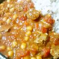 ★miya★'s cooksnap of when they made ひよこ豆と牛スジのカレー★.