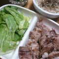 スリーエクボ's cooksnap of when they made 焼くだけ！豚バラ肉　サムギョプサル.