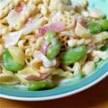 ぽよぽよちぃ's cooksnap of when they made 空豆とクリームチーズのパスタ.