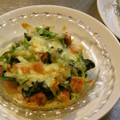 shibainu1's cooksnap of when they made ☆ほうれん草とウインナーのチーズ焼き☆.