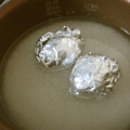 dorafan's cooksnap of when they made 炊飯器でゆで卵.