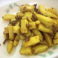 dorafan's cooksnap of when they made 挽き肉入り★さつまいものきんぴら.