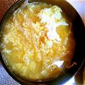 aricyann's cooksnap of when they made モヤシと卵の味噌汁.