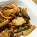 21147655's cooksnap of when they made アスパラとほたてのサッと炒め.