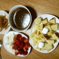 moyoda's cooksnap of when they made 簡単！なんちゃってチョコレートフォンデュ.