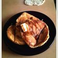 くにくに９２'s cooksnap of when they made ふわしゅわ♪全粒粉のパンケーキ.