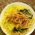 salymama's cooksnap of when they made 材料ふたつ！絶品ツナ納豆パスタ.