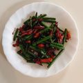 みぃぃちゃま's cooksnap of when they made ベーコンとにんにくの芽のオイスター炒め☆.