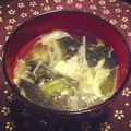 ARAMMIG's cooksnap of when they made ＊みんな大好き簡単ワカメ・卵スープ＊.