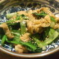 misato　mmm☆'s cooksnap of when they made 小松菜と油あげの炒めもの.