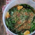 kazz72's cooksnap of when they made 春の味～♪わさび葉のピリ辛醤油漬け☆.