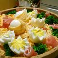 cafe-cafe's cooksnap of when they made ひな祭りに♪菜の花のちらし寿司.