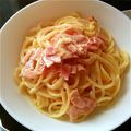 とらさんまま♡'s cooksnap of when they made カルボナーラ.