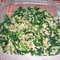 いいくん's cooksnap of when they made ひき肉とほうれん草の甘辛のっけご飯✿ฺ.