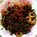 ほのちゃんはるくん's cooksnap of when they made ひじきの煮物　～炊飯器調理～.