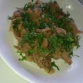 ベビmama's cooksnap of when they made 甘辛豚肉みぞれ和え.